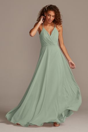 37 Sage Green Bridesmaid Dresses Davids Bridal Background 